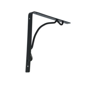 SHELF BRACKET 8" VENETIAN STYLE BLACK SHELF BRACKET 8" VENETIAN STYLE BLACK